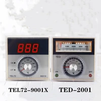 ted 2001tel72 9001x 400 pointer temperature controller k type e type digital thermostat celsius 220vac 7272mm
