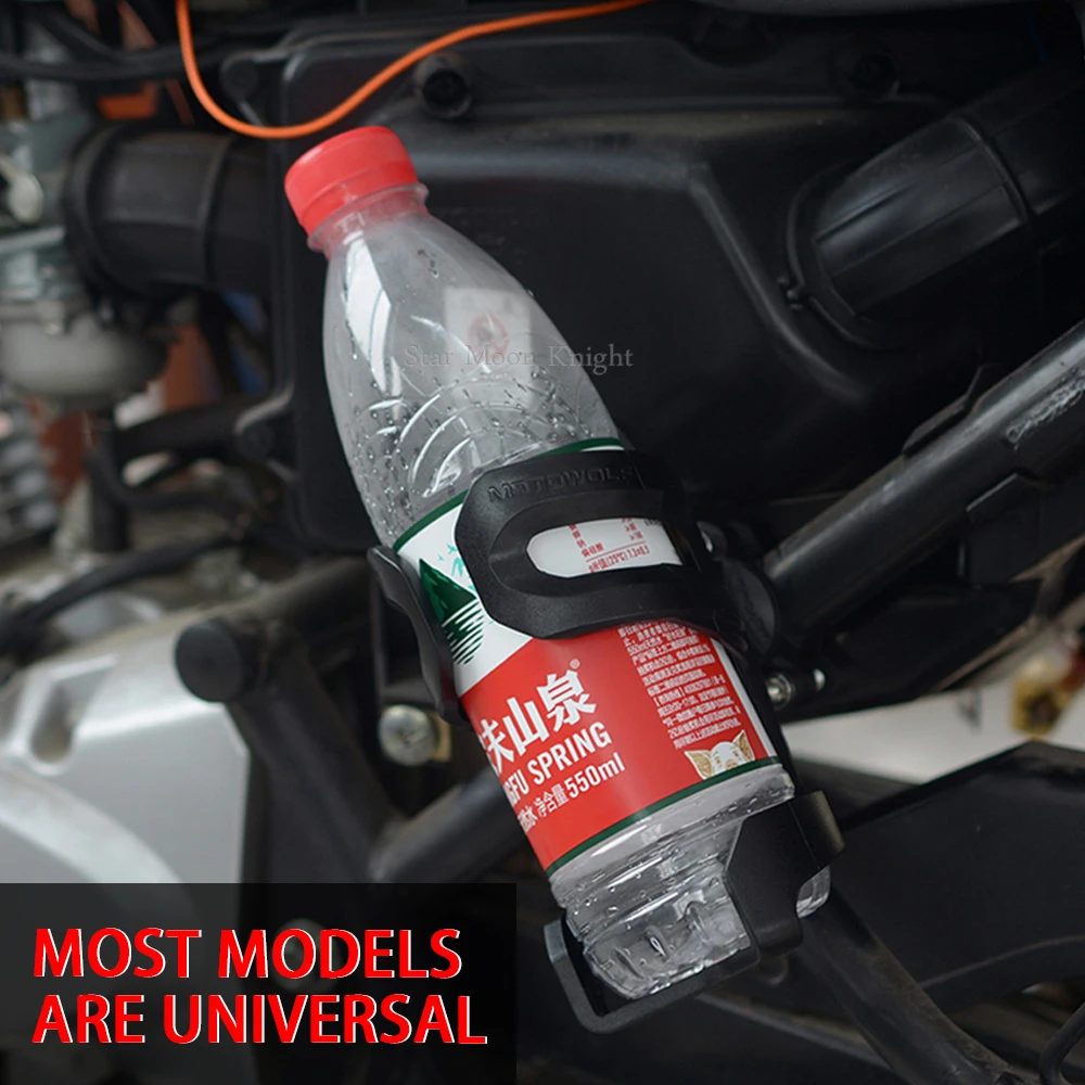 

For BMW R1200GS ADV F800GS F700GS CRF1000L Africa Twin CRF1000 Motorcycle Beverage Water Bottle Drink Cup Holder 19MM-32mm Mount