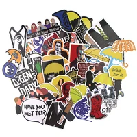 37pcs set how i met your mother sticker motorcycle and suitcase cool laptop sticker skateboard sticker gift