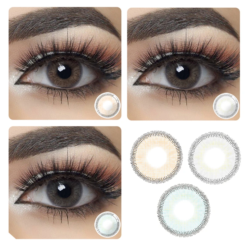 2 шт./пара Цвет контактные линзы для глаз макияж годовой Применение мягкий ed