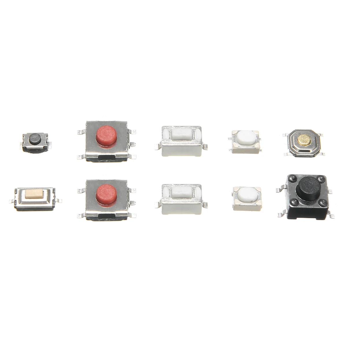 200 шт. 10 типов дистанционного управления Тактильный кнопочный ключ