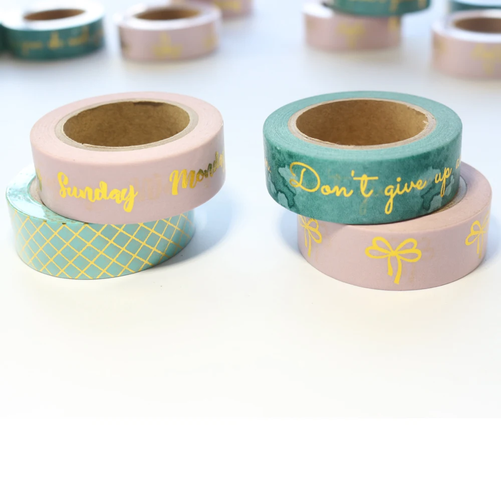 Милая Золотая фольга Domikee фотоальбом для планера канцелярские принадлежности