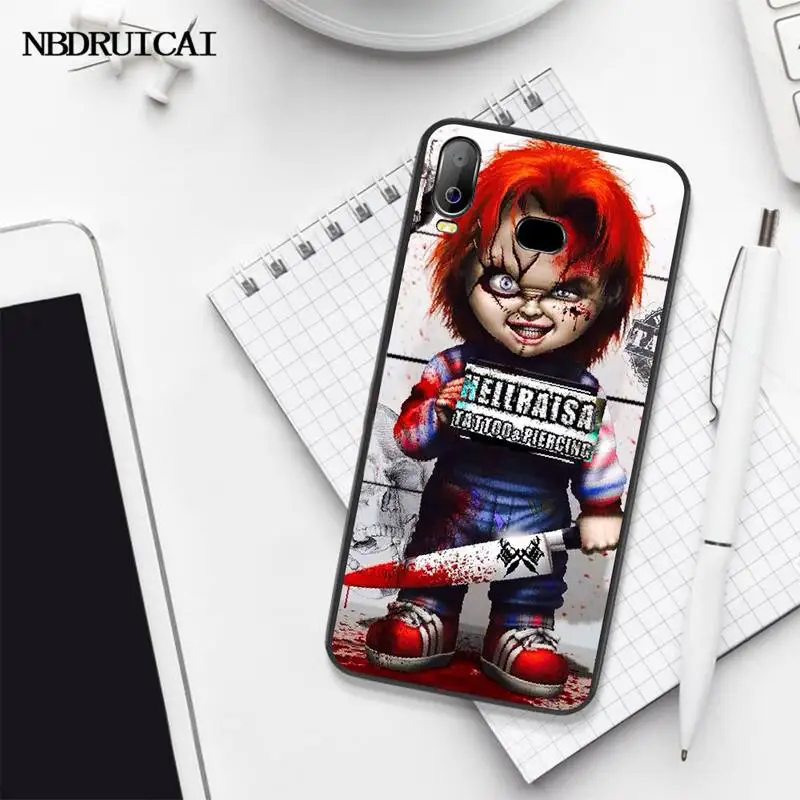 Мягкий черный чехол для телефона Samsung A10 A20 A30 A40 A50 A70 A71 A51 A6 A8 2018 | Мобильные телефоны