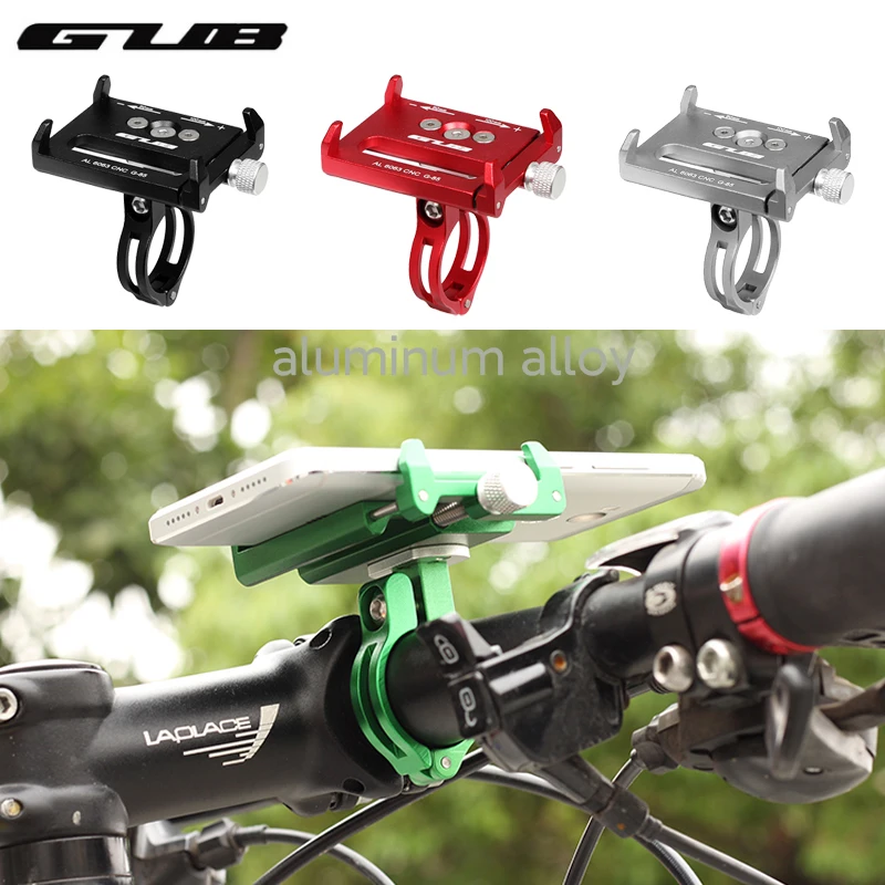 

GUB G-85 G85 Adjustable Universal Bike Phone Stand For 3.5-6.2inch Smartphone Aluminum Bicycle Handlebar Holder Mount Bracket