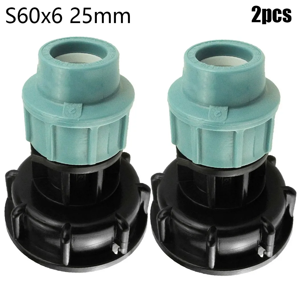 

Plastic IBC Tank Spout Outlet Tap Replace Straight Pipe Tank Adapter Tools