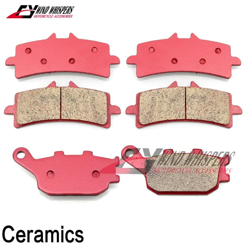 Motorcycle Ceramic Front Rear Brake Pads For Suzuki GSX-S GSXS 1000 GSXS1000 GSX-S1000 ABS 16 17 18