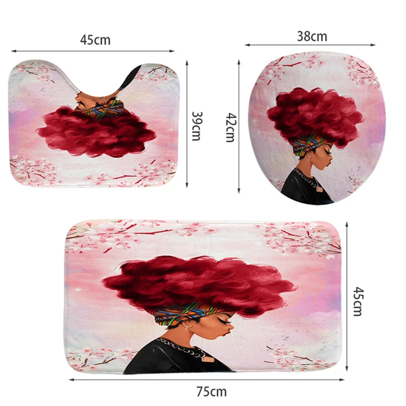 Водонепроницаемая занавеска для душа с крючками ванной из полиэстера цифровым