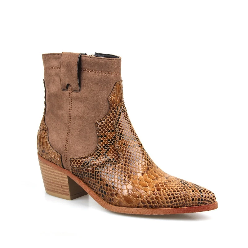 Новинка весенние Брендовые женские ботильоны из микрофибры привлекательные