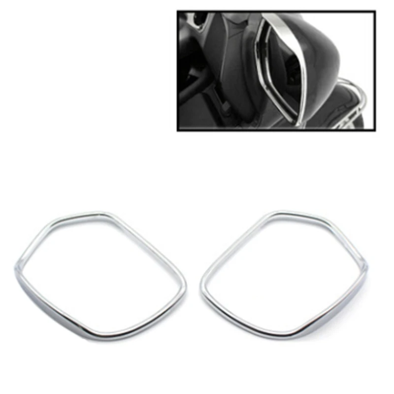 

Motorcycle Accessories Chrome Rear View Side Mirrors Trim Decoration Cover for Honda GOLDWING GL1800 2001-2012