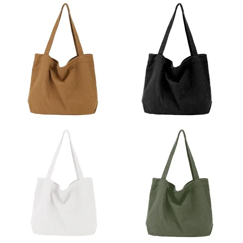 

Женская винтажная Холщовая Сумка через плечо, женская сумка-мессенджер с верхней ручкой, сумка-портмоне