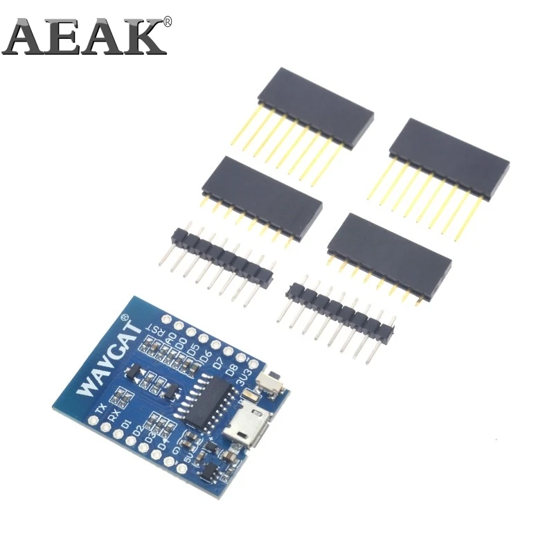 D1 Мини NodeMcu 4 м байт Lua WIFI Интернет вещей доска развития ESP8266 AEAK|nodemcu 4m|d1 minimini nodemcu |