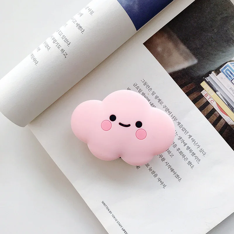 Cute Flower Folding stand For Mobile phone Holder for iPhone X 8 7 Plus for Samsung For Huawei Phone Case Animal Grip Kichstand - Цвет: Style 7