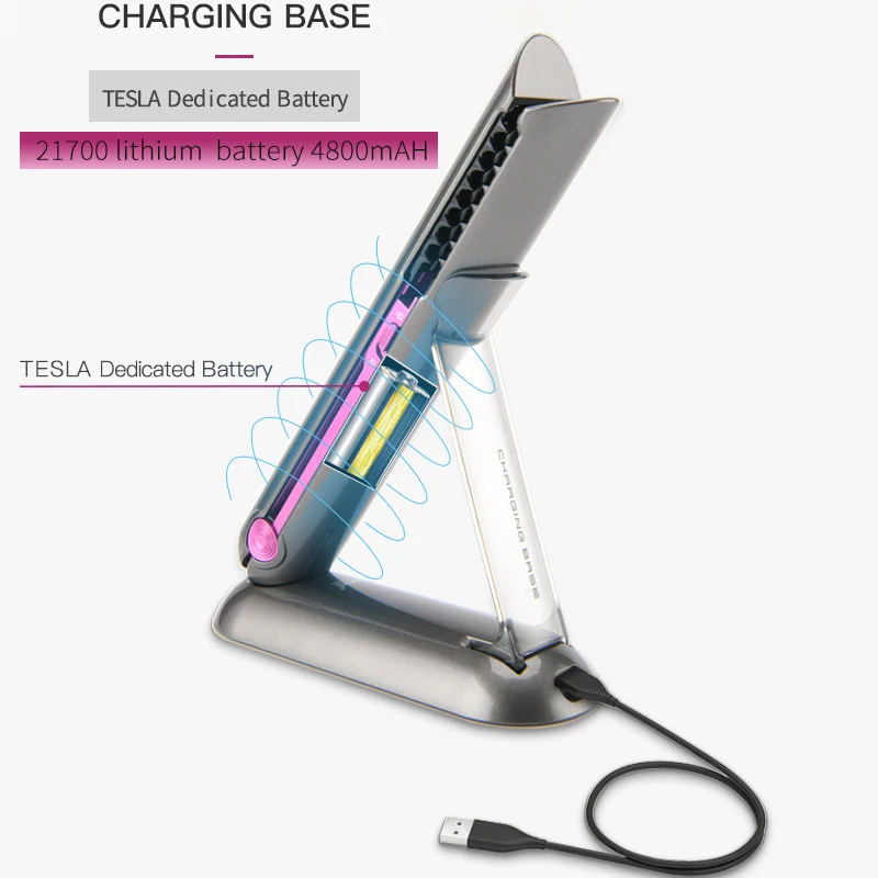 Профессиональный Выпрямитель для волос керамический утюжок 2 в 1 беспроводной