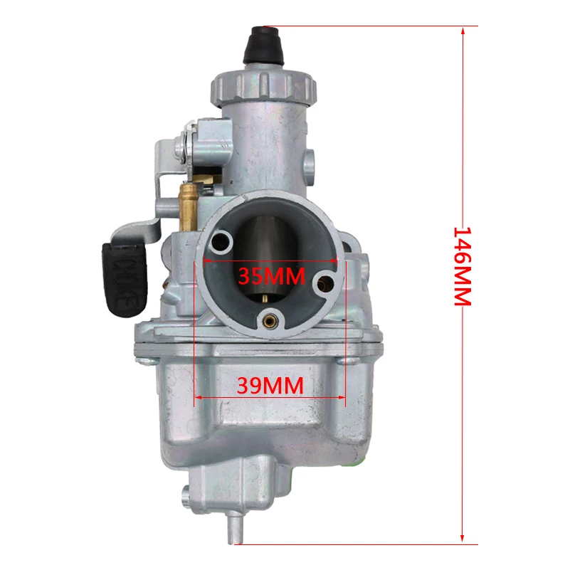 Моторный карбюратор мотоцикла VM22 Mikuni для 110cc 125cc 140cc Байк Atv Pz26 горизонтальный