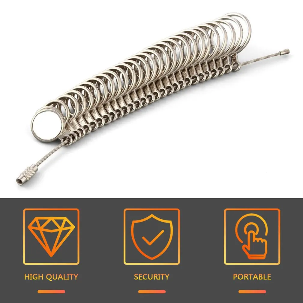 1 комплект серебряное кольцо размер r пальца ювелирные изделия измерительная