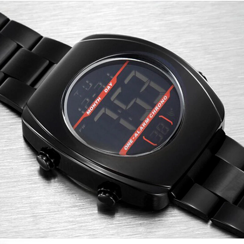 Часы наручные мужские с цифровым светодиодным дисплеем хит продаж