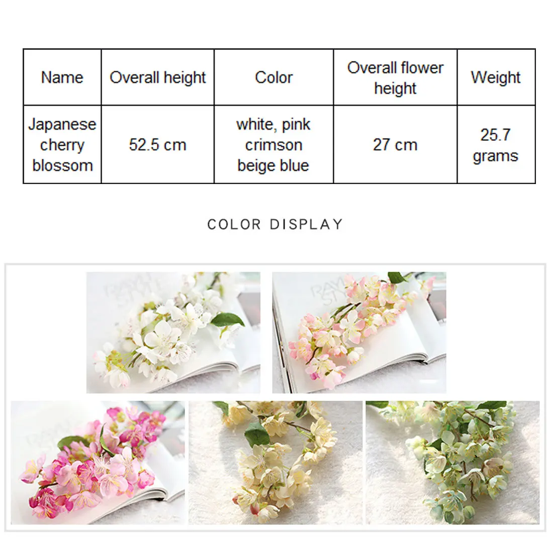 Японский Искусственный Цветок сакуры высокое качество букет поддельных цветов