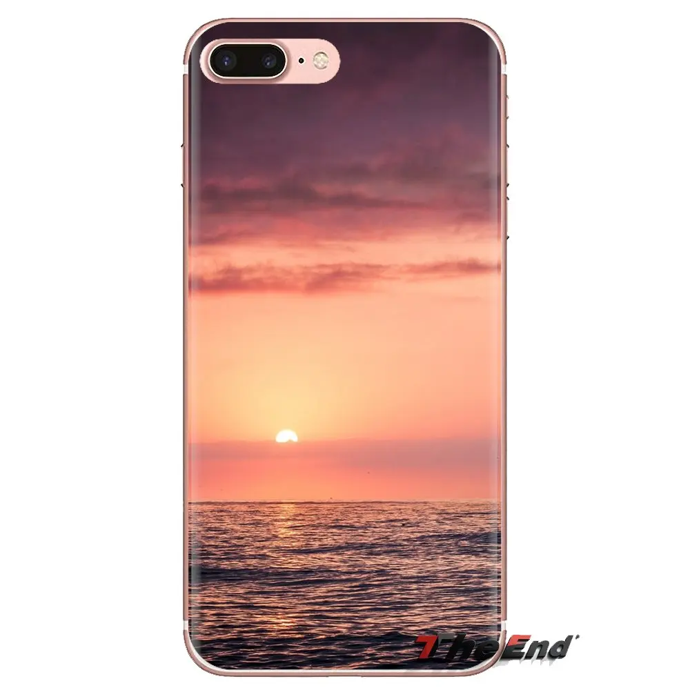 Sunset Up Mobile Wallpaper Silicone Shell Covers For Sony Xperia Z Z1 Z2 Z3 Z5 compact M2 M4 M5 C4 E3 T3 XA Huawei Mate 7 8 Y3II |