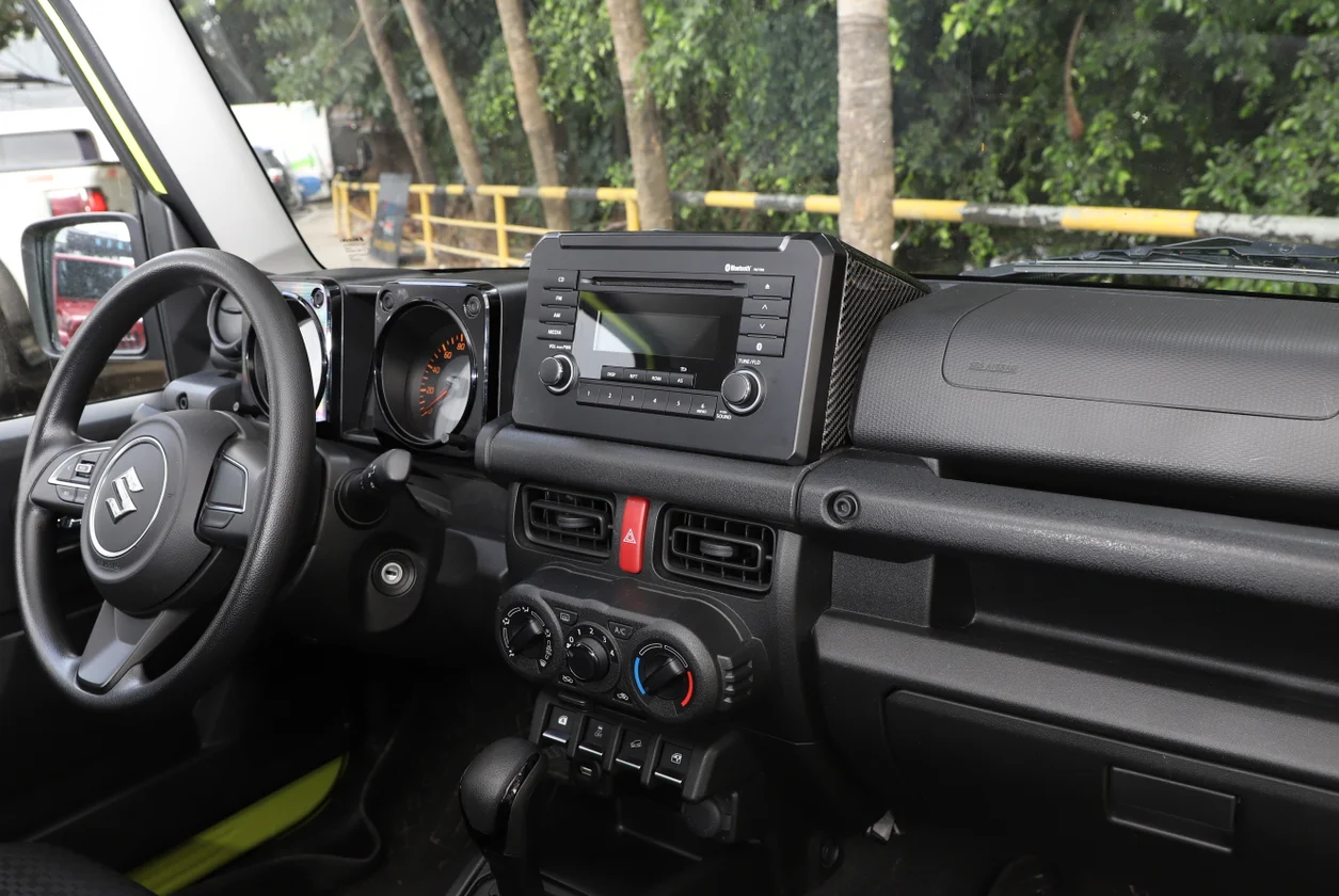 3 * Верхняя сторона из углеродного волокна для GPS навигации CD экран Suzuki Jimny 2019