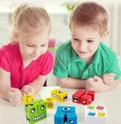 Магический куб, меняющий лицо, строительные блоки, деревянные игрушки, пазл, дети, вызов, уровень, родитель-ребенок, интерактивная игра на уровень