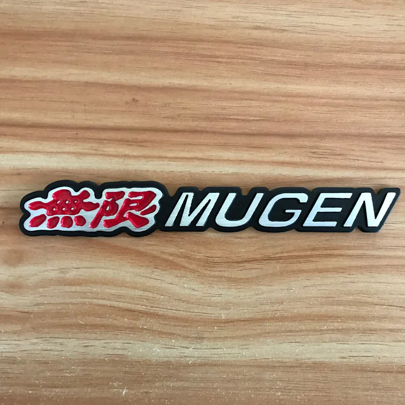 JDM матовая алюминиевая Автомобильная наклейка Для MUGEN power логотип наклейки на