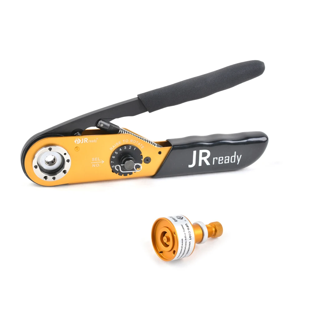 

JRready ST2031 ACT-M300 обжимной инструмент для проводов 6-14AWG UF4-C001 позиционер для Harting Amphenol MIL-Standard TE соединитель