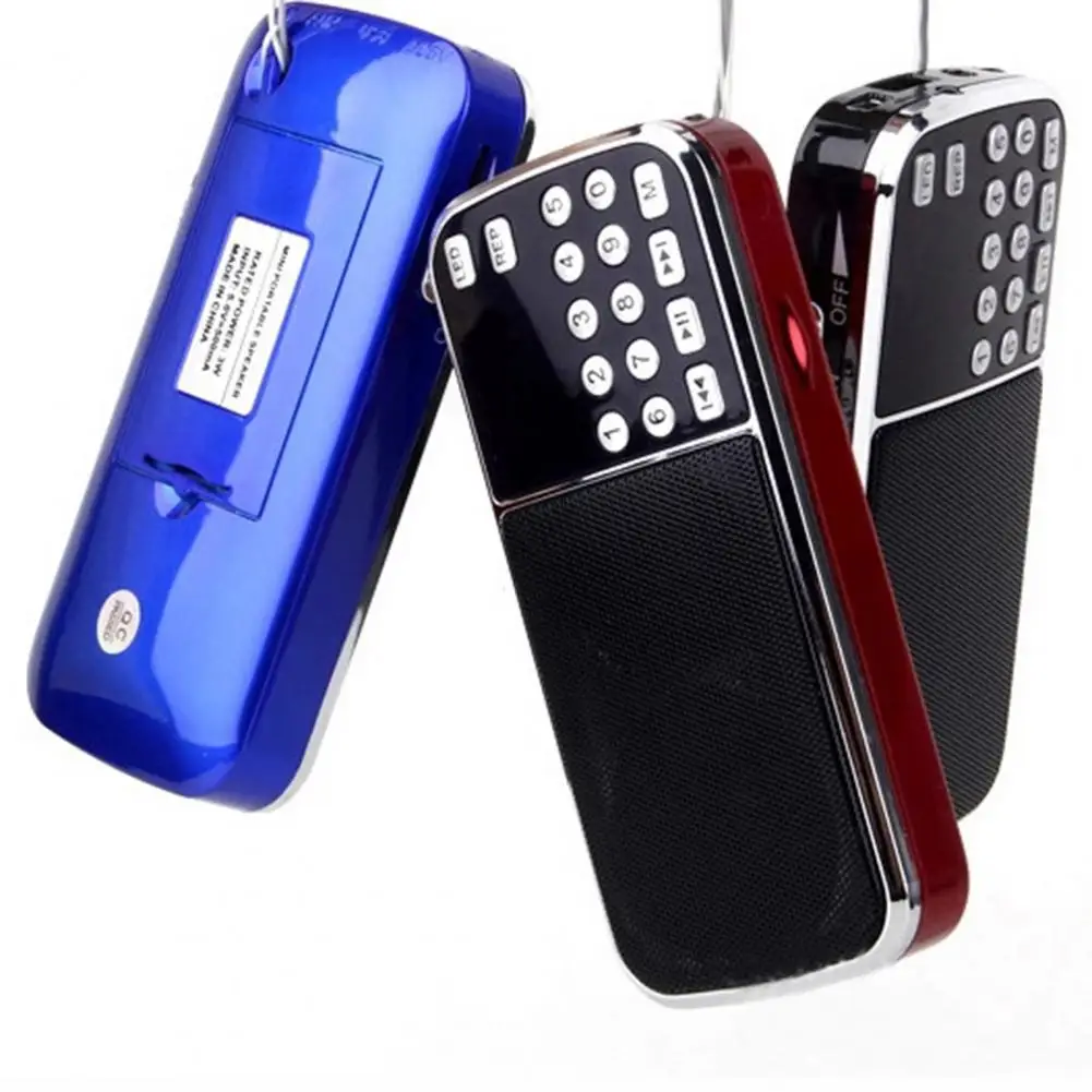 Y-501 FM-радио Цифровая Поддержка TF-карты USB AUX портативный светодиодный фонарик