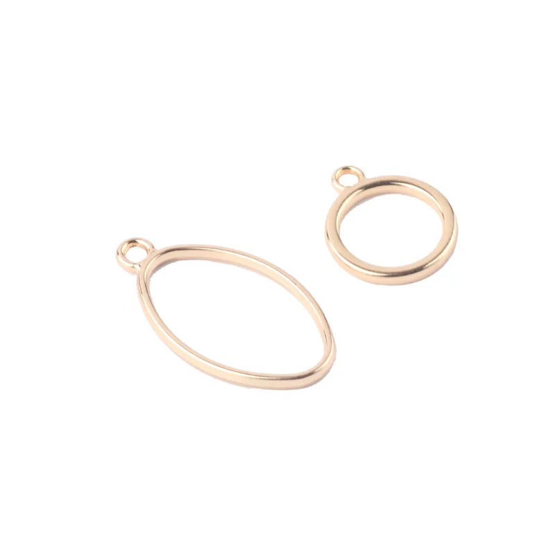 

DIY Earrings accessories alloy geometric circle ellipse irregular modeling Earrings Handmade material Earrings Pendant