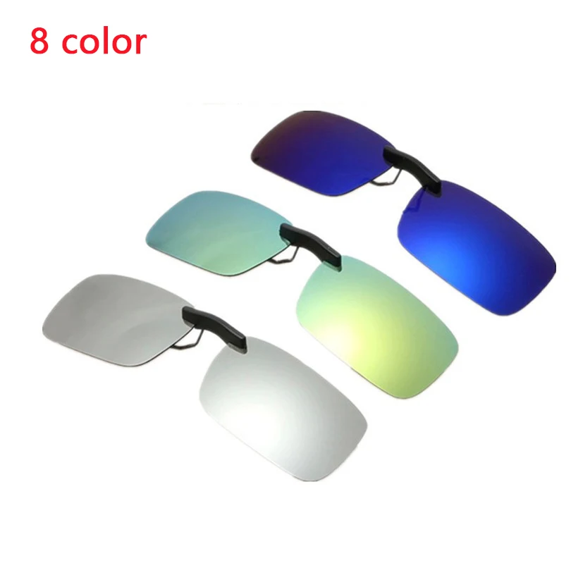 

1pcs 2021 New Uv400 Sunglasses Polarized Clip Sunglasses Driver Night Vision Goggles For Men And Women All-match Fashion Clip