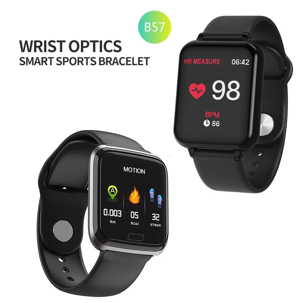 Водонепроницаемые Смарт часы 2019 B57 Montre Connect Amazfit Stratos Bip Lite Ip68 Relogio|Смарт-часы| |