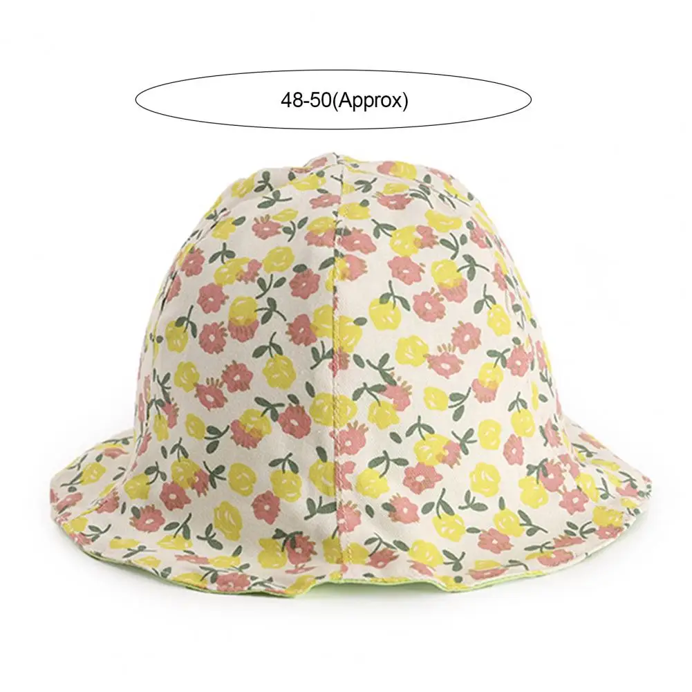 

Fisherman Hat Petal Brim Sun Protection Cotton Baby Bucket Hat for Outdoor Children Sun Hats Kids Accessories