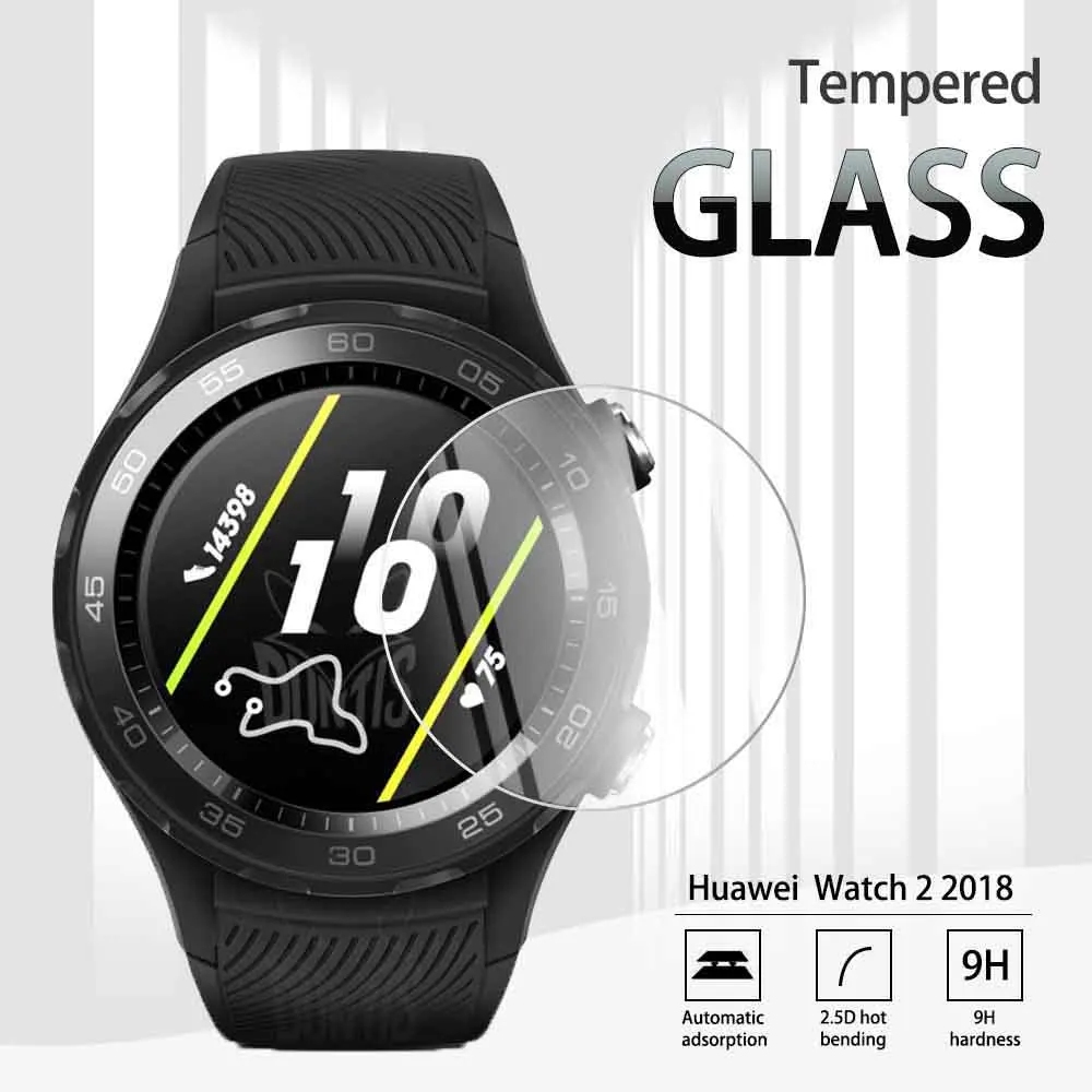 2.5D Закаленное стекло для защиты экрана Huawei Watch 2 2018 Взрывозащищенная прозрачная