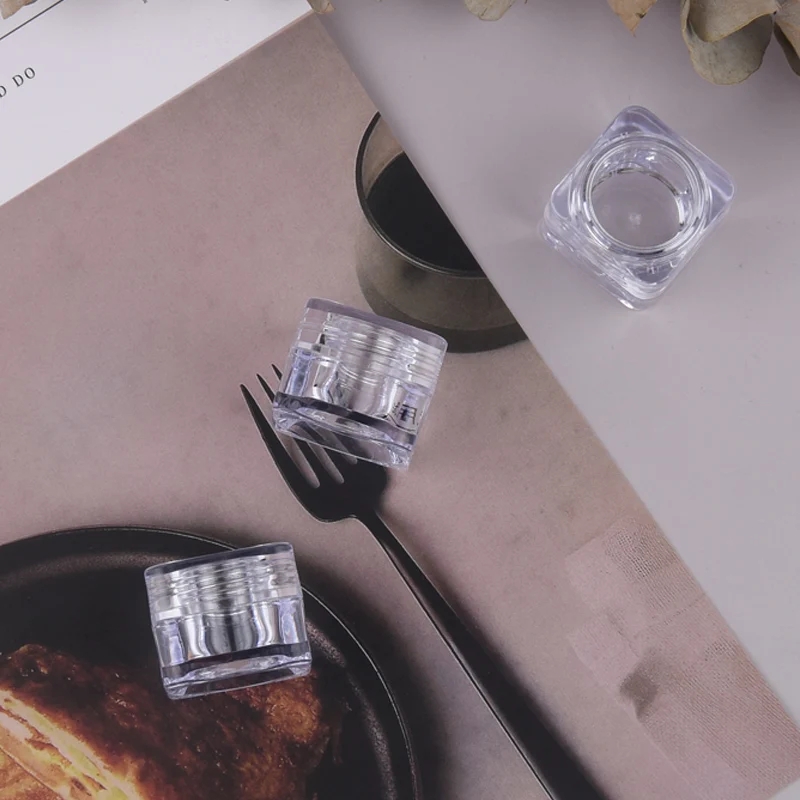 5g пустые прозрачные акриловые тени для век косметический контейнер лица