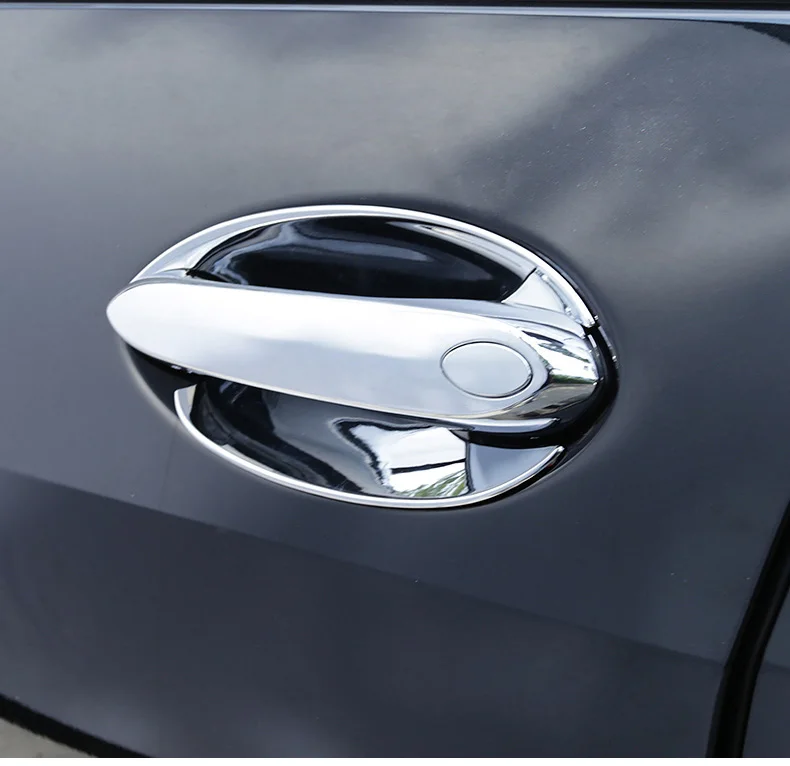 

ABS Door Handle Bowl Sticker Cover Trim For BMW X5 G05 40i 2019 2020 Carbon Fiber Texture ProtectorExterior Molding Car Styling