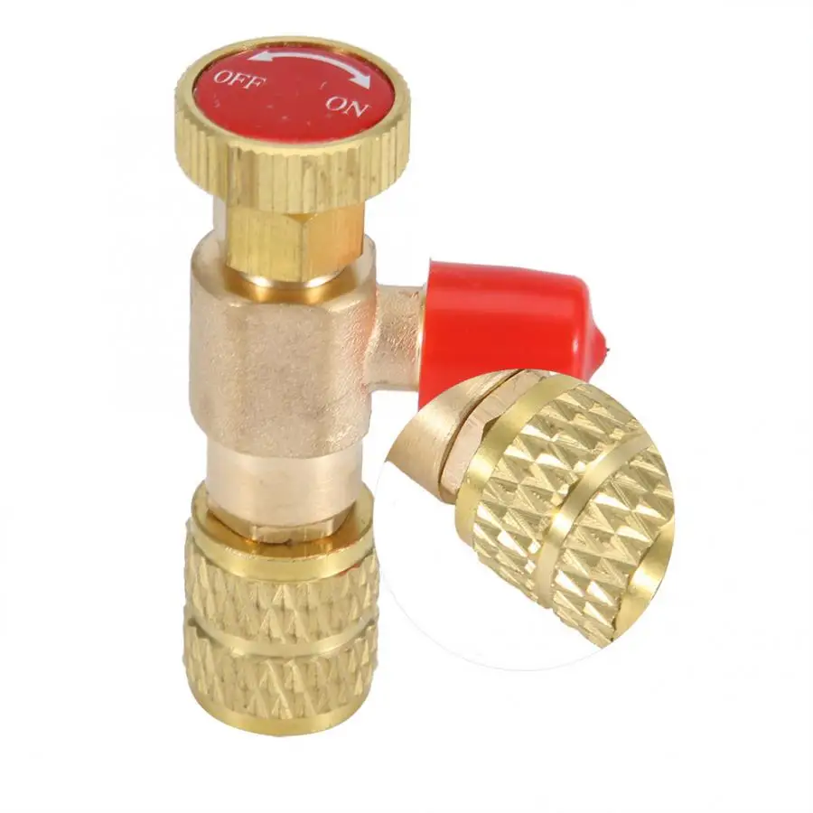 2 шт. жидкий предохранительный клапан для кондиционера R410A R22 1/4 дюйма|Запчасти