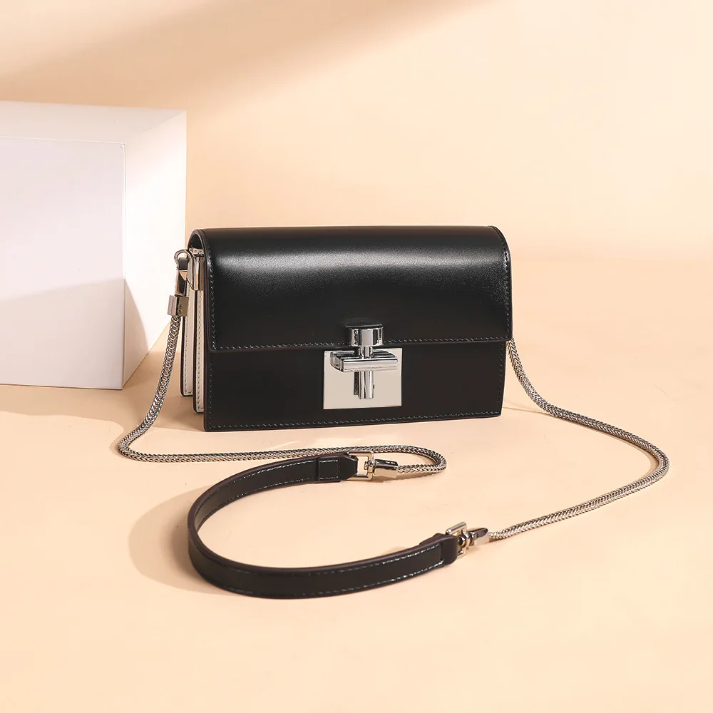 

Women Bag 2020 Genuine Leather Splicing Personality Fashion Designer Luxury New Handbags Crossbody Messenger Shoulder Bags