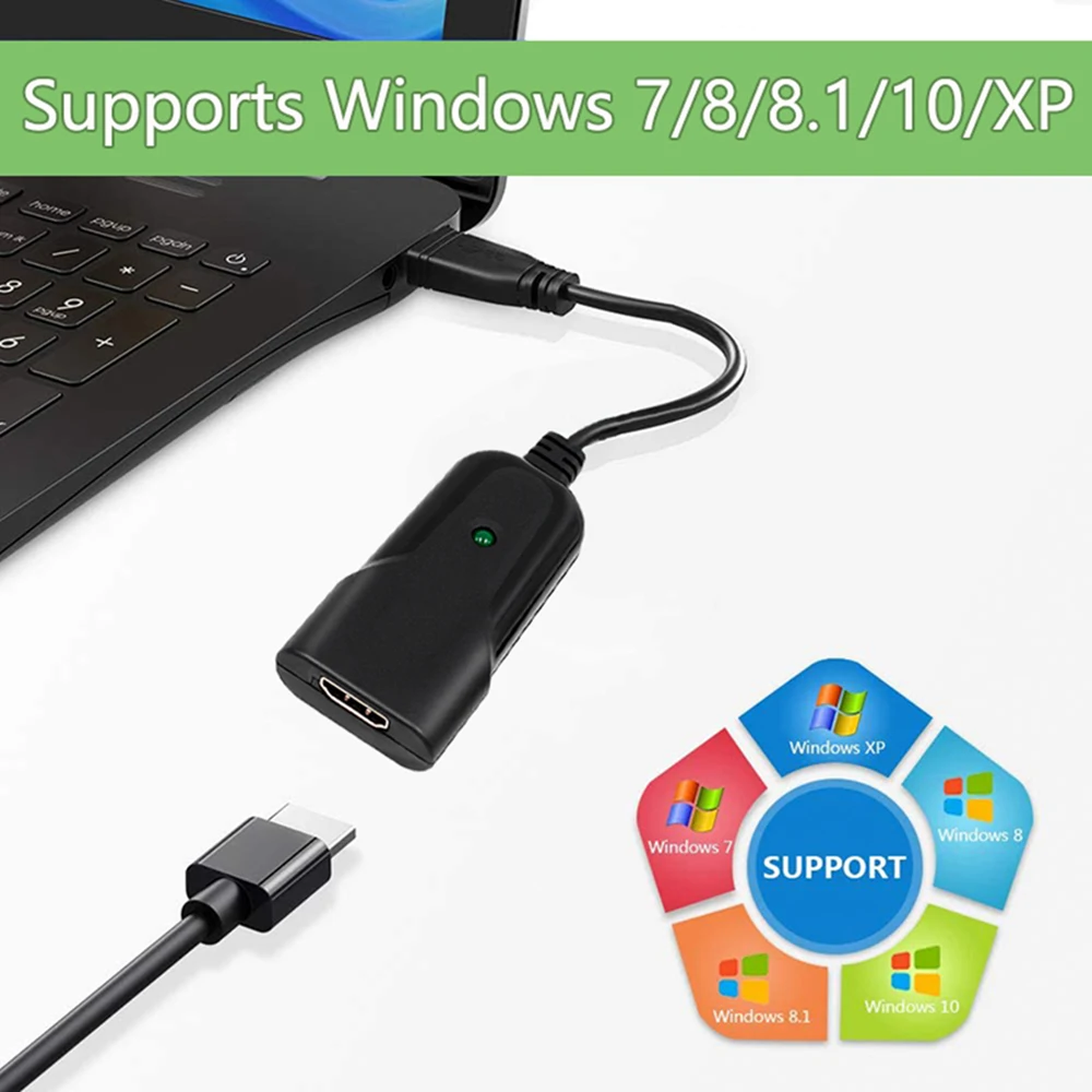 Портативный USB 2 0 HDMI игровая карта захвата 1080P Карта видеозахвата надежную