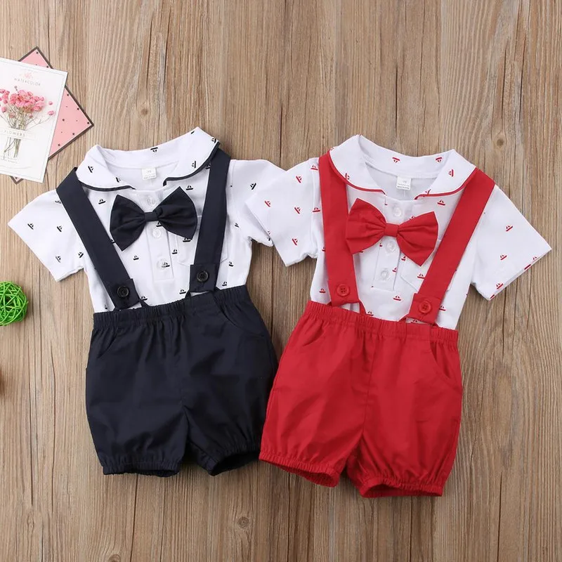 Комплект одежды для новорожденных мальчиков из 2 предметов Комбинезон с