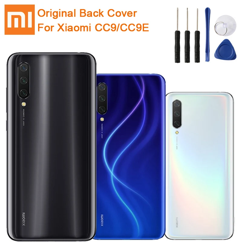 Задняя крышка из стекла для Xiaomi Mi оригинальный защитный чехол CC9 MI9 lite CC9E MI