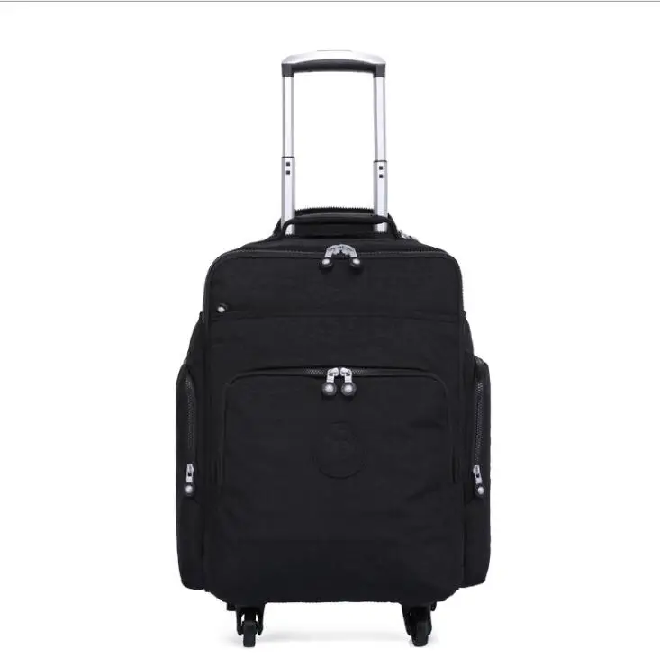 Men Nylon Travel trolley Luggage bags carry on luggage Rolling bags Women  wheeled bag men Business luggage suitcase on wheels