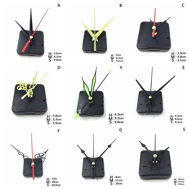 1 Набор с иглами часовой механизм кварцевый для самостоятельной сборки запасные