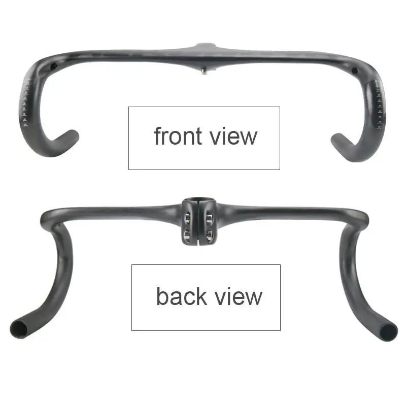 Руль велосипедный из углеродного волокна матовый/глянцевый руль для шоссейного