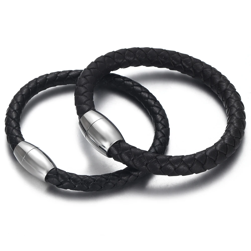 2 застежки из нержавеющей стали магнитные отверстие 4 мм 5 6 8 кожаный шнур