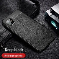 leather lychee texture phone case for iphone13 pro promax mini anti fall shockproof increase camera protection cover case