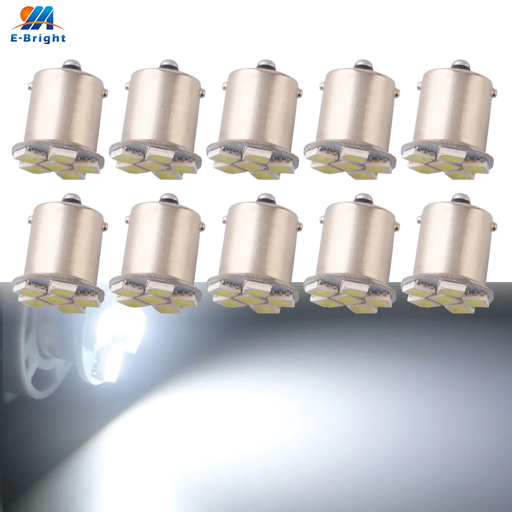 DC 12V 24V 10 шт. 5050 6 SMD P21W 1156 BA15S 1157 BAY15D P21/5 Вт светодиодный лампы авто индикатор