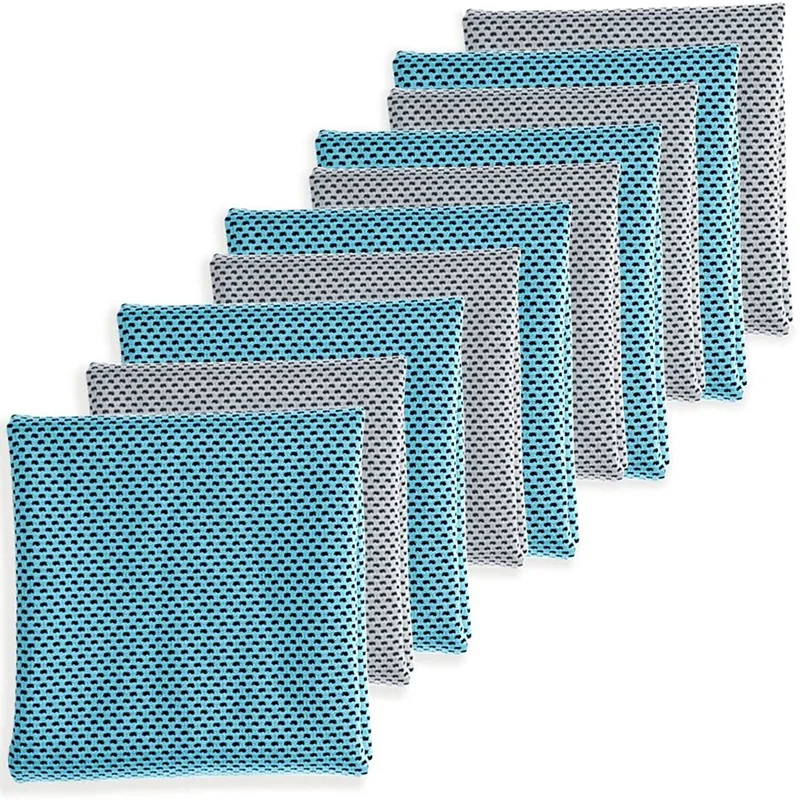 10 шт./упаковка абсорбирующие полотенца для спорта фитнеса йоги гольфа пилатеса |