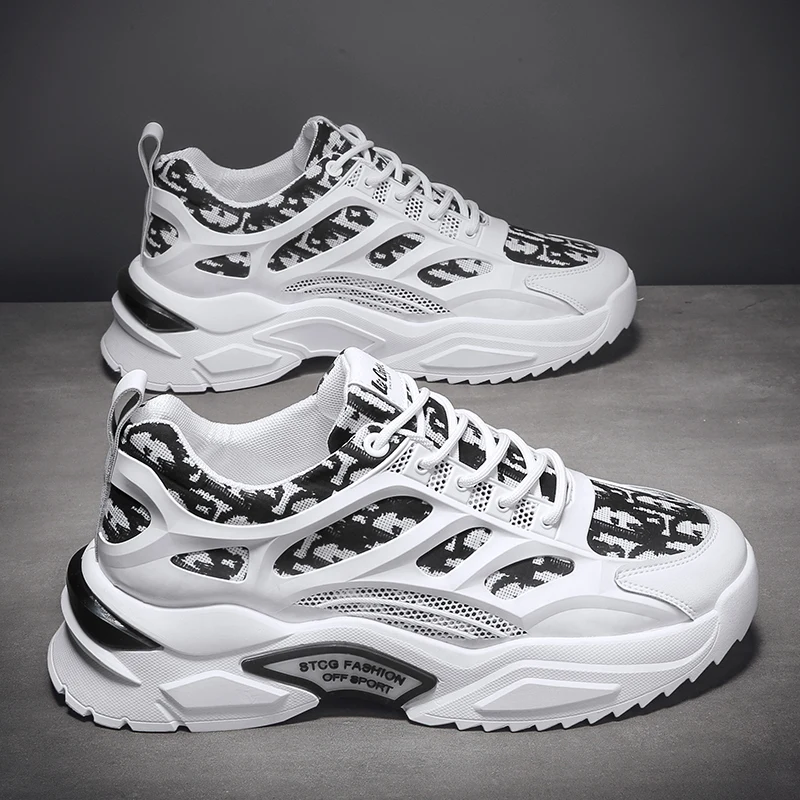 

CRLAYDK Mens Breathable Fashion Walking Shoes Non Slip Sneakers Increased Comfortable Casual Sports Boys Hommes Chaussures