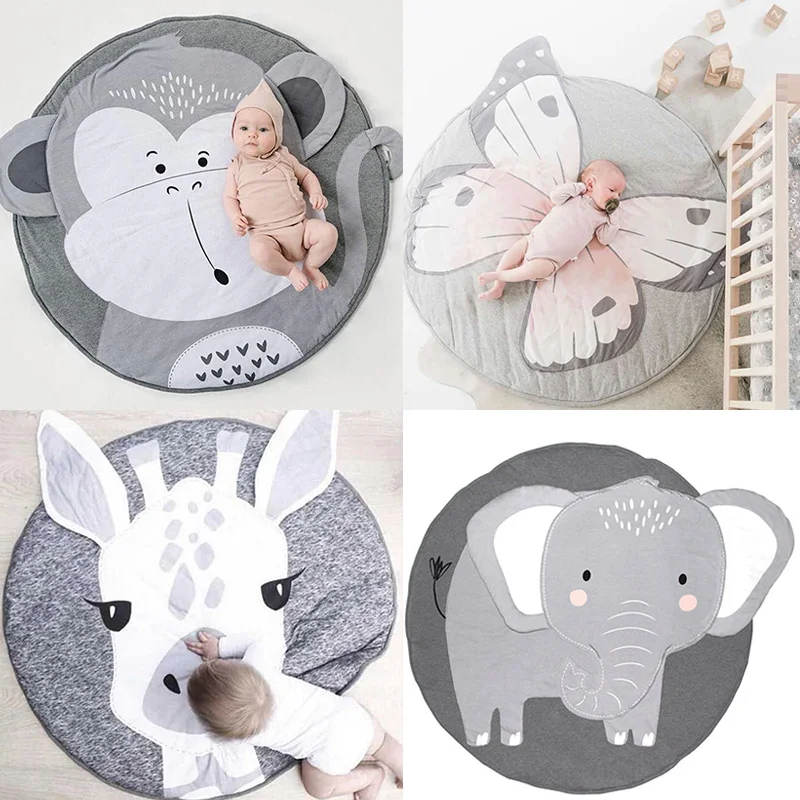 Детский игровой коврик с рисунками животных из мультфильмов складной детский