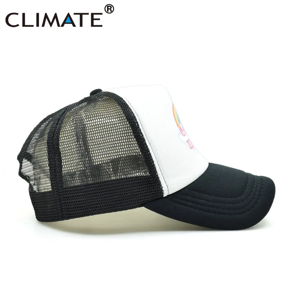 CLIMATE Death Metal Rock Trucker, кепка Rock, летняя кепка, металлическая Кепка Rock Fans, крутая сетчатая бейсболка, Мужская Радужная Кепка Trucker, кепка s, папа, Мужская кепка