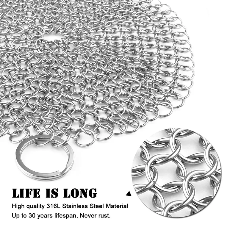 4 дюйма чугун очиститель Кухня ржавый горшок кастрюли поломоечная машина Сталь